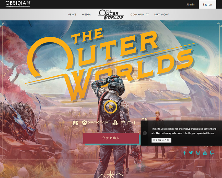 The Outer Worlds PC画像