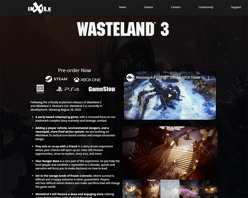 Wasteland 3 | inXile Entertainment PC画像