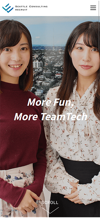 新卒採用サイト ｜ シアトルコンサルティング株式会社 SP画像