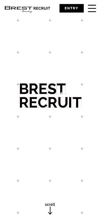 BREST株式会社 リクルートサイト SP画像